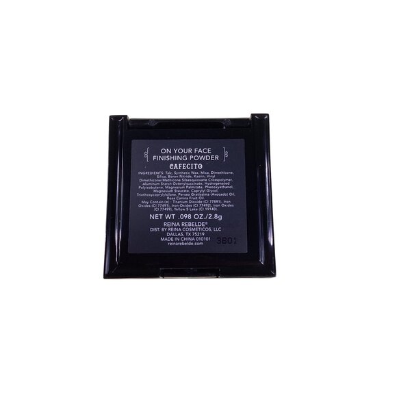 Reina Rebelde On Your Face Finishing Powder Cafecito Compact size Makeup beauty - Picture 3 of 3